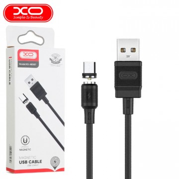 USB кабель XO NB187 Магнитный USB - micro USB черный в Одессе