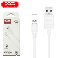 USB кабель XO NB187 Магнитный USB - Type-C белый