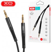 Кабель AUX XO NB-R175A 2 pin 1m черный