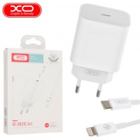 Сетевое зарядное устройство XO L80 PD 10W 2.0A 10W Type-C - Lightning white