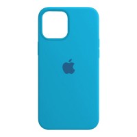 Чехол Silicone Case Original iPhone 13 Pro Max №24 (Azure blue) (N24)