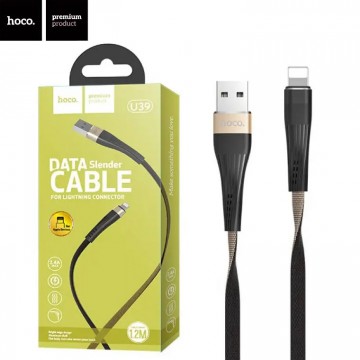 USB кабель Hoco U39 USB - Type-C черно-золотистый в Одессе