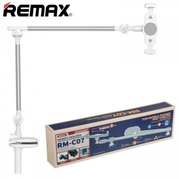 Держатель для телефона, планшета Remax RM-C07 белый в Одессе