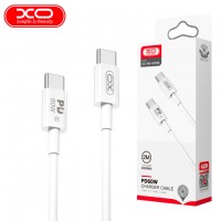 USB кабель XO NB-Q190B Type-C - Type-C 2m белый