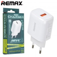 Сетевое зарядное устройство Remax RP-U38 QC 3.0 1USB 3A white
