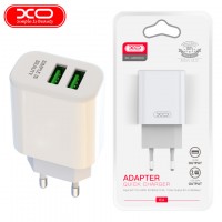 Сетевое зарядное устройство XO L85C 2USB 2.4A white