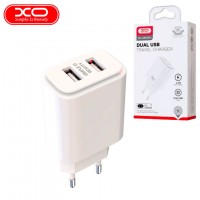 Сетевое зарядное устройство XO L90C 2USB 2.4A white