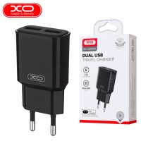 Сетевое зарядное устройство XO L92C 2USB 2.4A black