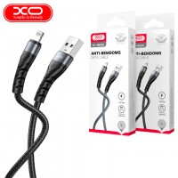 USB кабель XO NB209 Lightning 1m черный