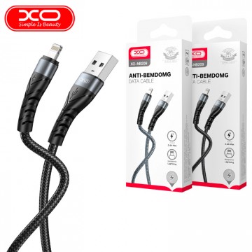 USB кабель XO NB209 Lightning 1m черный в Одессе