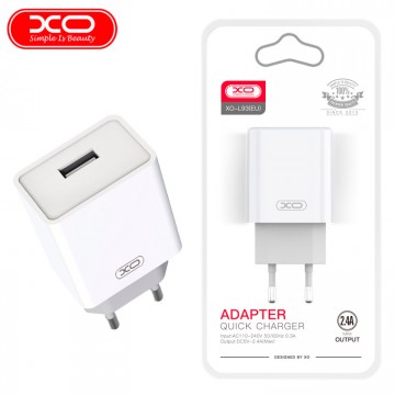 Сетевое зарядное устройство XO L93 1USB 2.4A white в Одессе