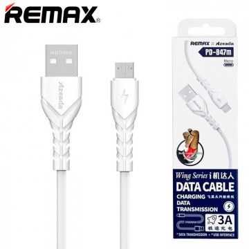 USB кабель Remax PD-B47m micro USB белый в Одессе