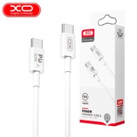 USB кабель XO NB-Q190A Type-C - Type-C 1m белый