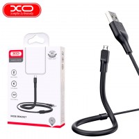 USB кабель XO NB195 2in1 micro USB 1.2m черный