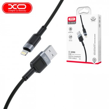 USB кабель XO NB198 Lightning 1m черный в Одессе