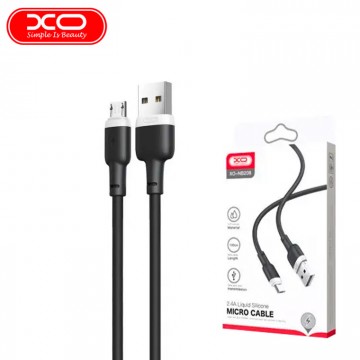 USB кабель XO NB208 micro USB 1m черный в Одессе