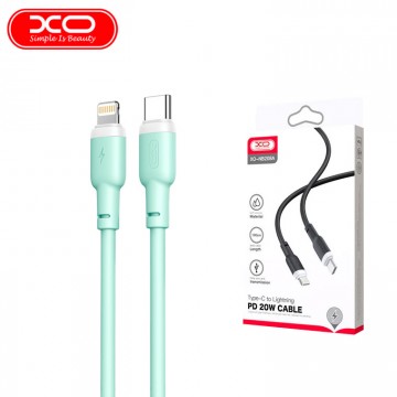 USB кабель XO NB208A Type-C - Lightning 1m зеленый в Одессе