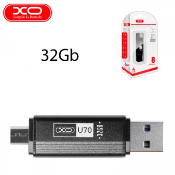 USB Флешка XO U70 USB 2.0 32Gb черный в Одессе