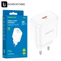 Сетевое зарядное устройство Borofone BN3 PD 20W 3A white