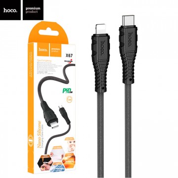 USB кабель Hoco X67 Type-C - Lightning 1m черный в Одессе