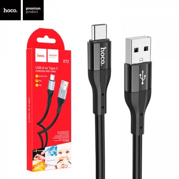 USB кабель Hoco X72 Type-C 1m черный в Одессе