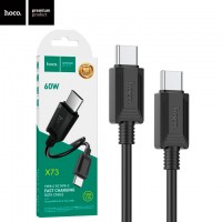 USB кабель Hoco X73 Type-C - Type-C черный