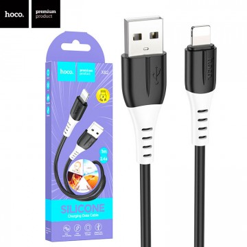 USB кабель Hoco X82 Lightning 1m черный в Одессе