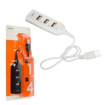 USB HUB hi-speed 4 USB 2.0 white в Одессе