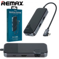 USB HUB Remax RU-U88 Type-C 6in1 gray