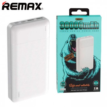 Power Bank Remax RPP-167 Lango 30000 mAh белый в Одессе