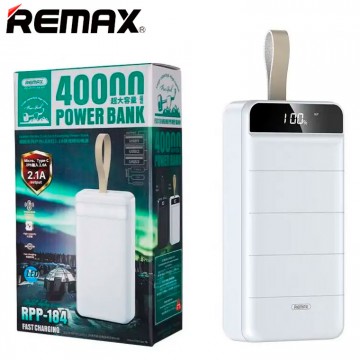 Power Bank Remax RPP-184 Chaging 40000 mAh белый в Одессе