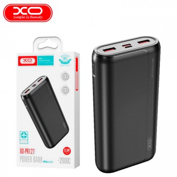 Power Bank XO PR127 PD20W+QC22.5W 20000 mAh черный в Одессе