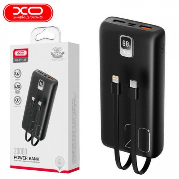 Power Bank XO PR185 PD20W+QC22.5W 20000 mAh черный в Одессе