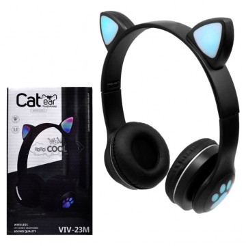 Bluetooth наушники с микрофоном Cat Ear VIV-23M черные в Одессе