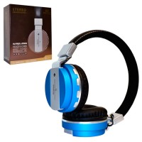 Bluetooth наушники с микрофоном V68 синие