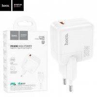 Сетевое зарядное устройство Hoco C112A PD30W white