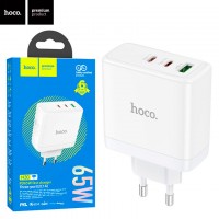 Сетевое зарядное устройство Hoco N30 PD65W + QC3.0 2Type-C 1USB white