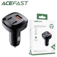  Автомобильное зарядное устройство Acefast B3 PD + QC 4.0 2Type-C 1USB 5A 66W black