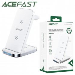 Беспроводное зарядное устройство Acefast E15 3in1 white