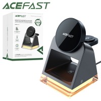 Беспроводное зарядное устройство Acefast E17 3in1 black