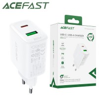 Сетевое зарядное устройство Acefast A25 PD20W 1Type-C USB 3A white