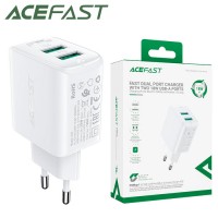 Сетевое зарядное устройство Acefast A33 QC 3.0 2USB 3A 18W white