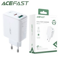 Сетевое зарядное устройство Acefast A5 PD32W+QC 3.0 1Type-C USB white