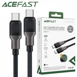 USB кабель Acefast C10-03 Type-C - Type-C 1.2m черный