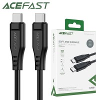 USB кабель Acefast C3-03 Type-C - Type-C 1.2m черный