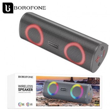 Портативная колонка Borofone BP18 серая в Одессе