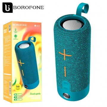 Портативная колонка Borofone BR19 бирюзовая в Одессе