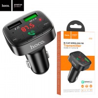 FM модулятор Hoco E59 2USB QC3.0 BT черный