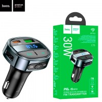 FM модулятор Hoco E70 PD30W+QC3.0 черный