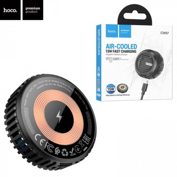 Беспроводное зарядное устройство Hoco CW57 15W black в Одессе